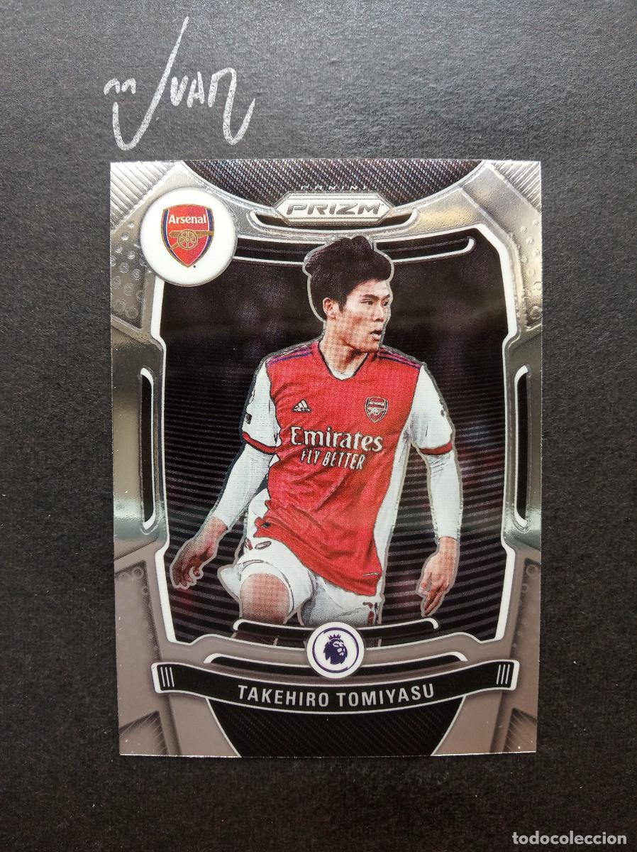 Cromos de f&uacute;tbol: 205 TAKEHIRO TOMIYASU ARSENAL JAPON MUNDIAL 2026 ⚽ PANINI &reg; CHRONICLES PRIZM 2021 2022 21 22 NUEVO