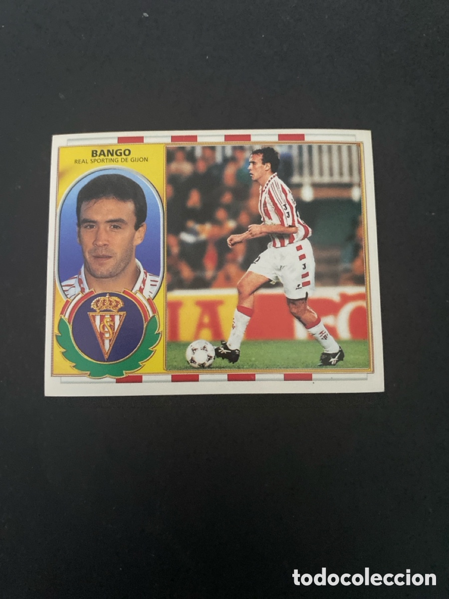 Cromos de f&uacute;tbol: Cromo liga 96/97 Sporting de Gij&oacute;n nunca pegado