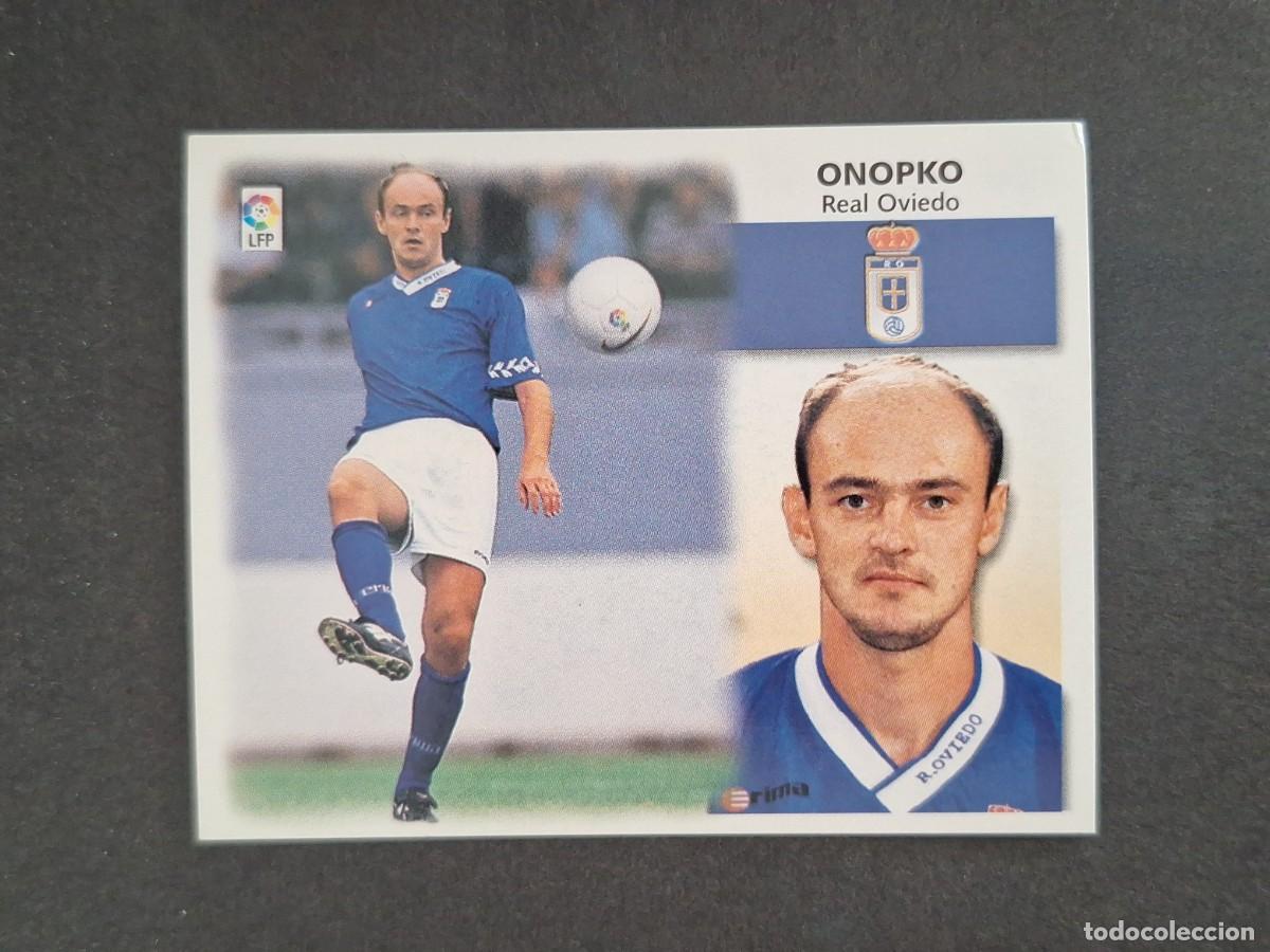 Cromos de f&uacute;tbol: L4 ONOPKO REAL OVIEDO LIGA ESTE 1999 2000 99 00 NUNCA PEGADO SIN PEGAR