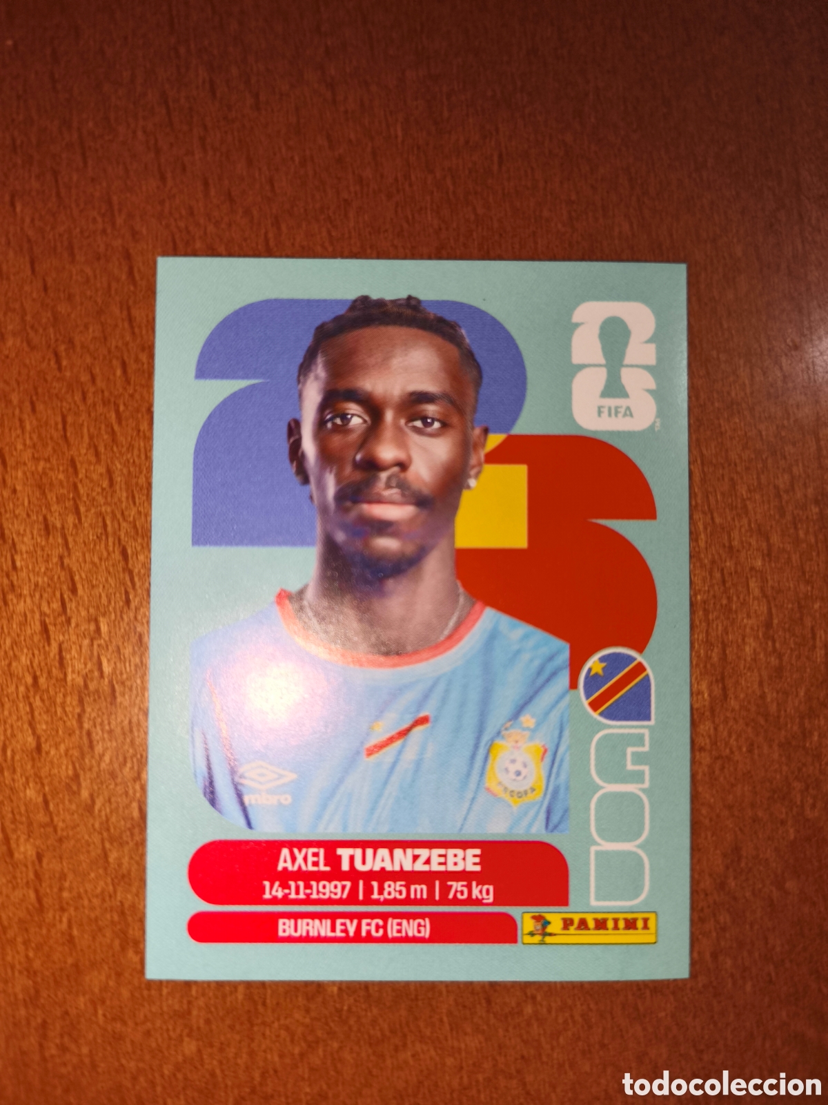 Cromos de f&uacute;tbol: COD4 Axel Tuanzebe COD 4 Fifa World Cup 2026 Congo