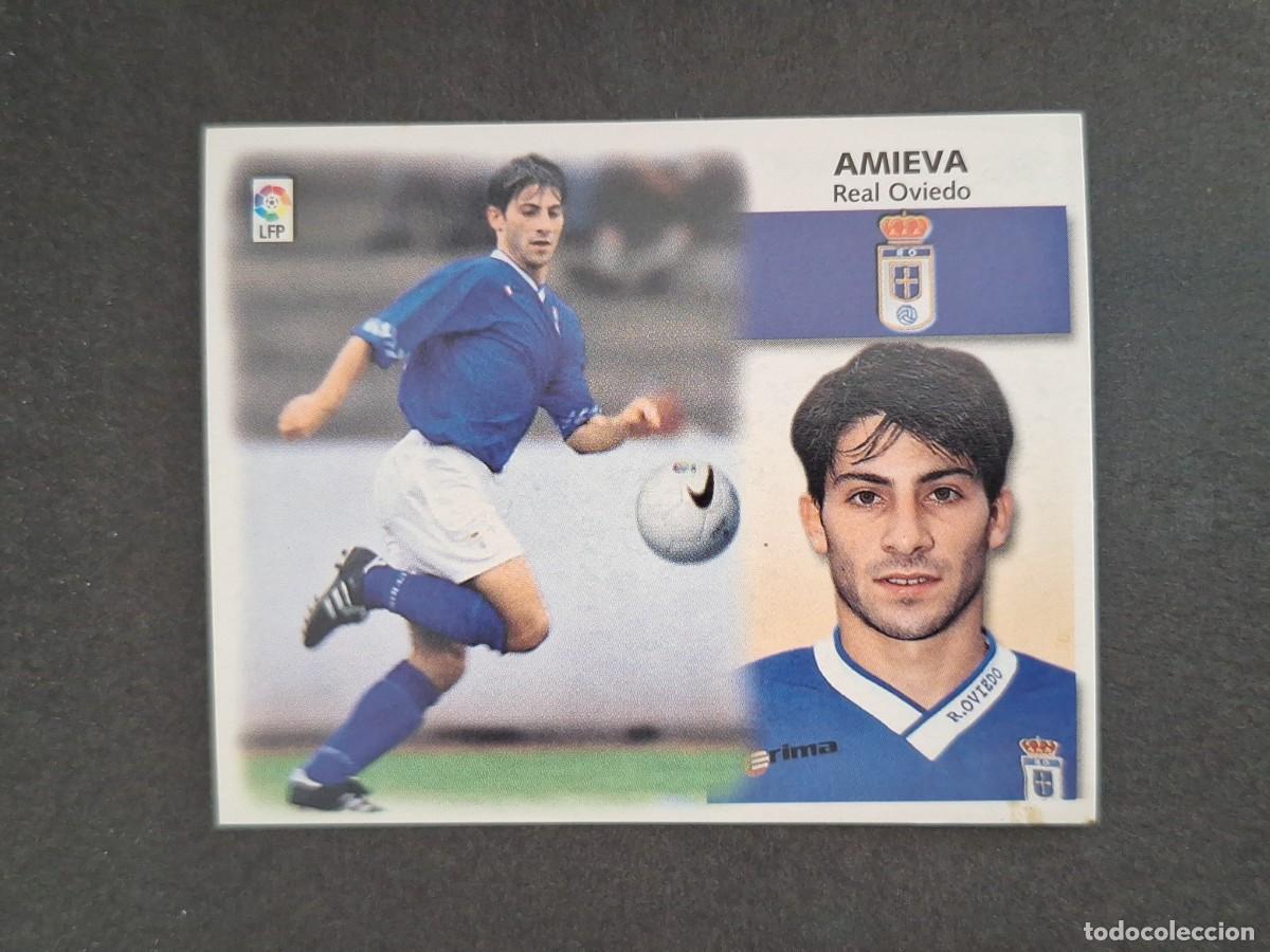 Cromos de f&uacute;tbol: L4 AMIEVA REAL OVIEDO LIGA ESTE 1999 2000 99 00 NUNCA PEGADO SIN PEGAR