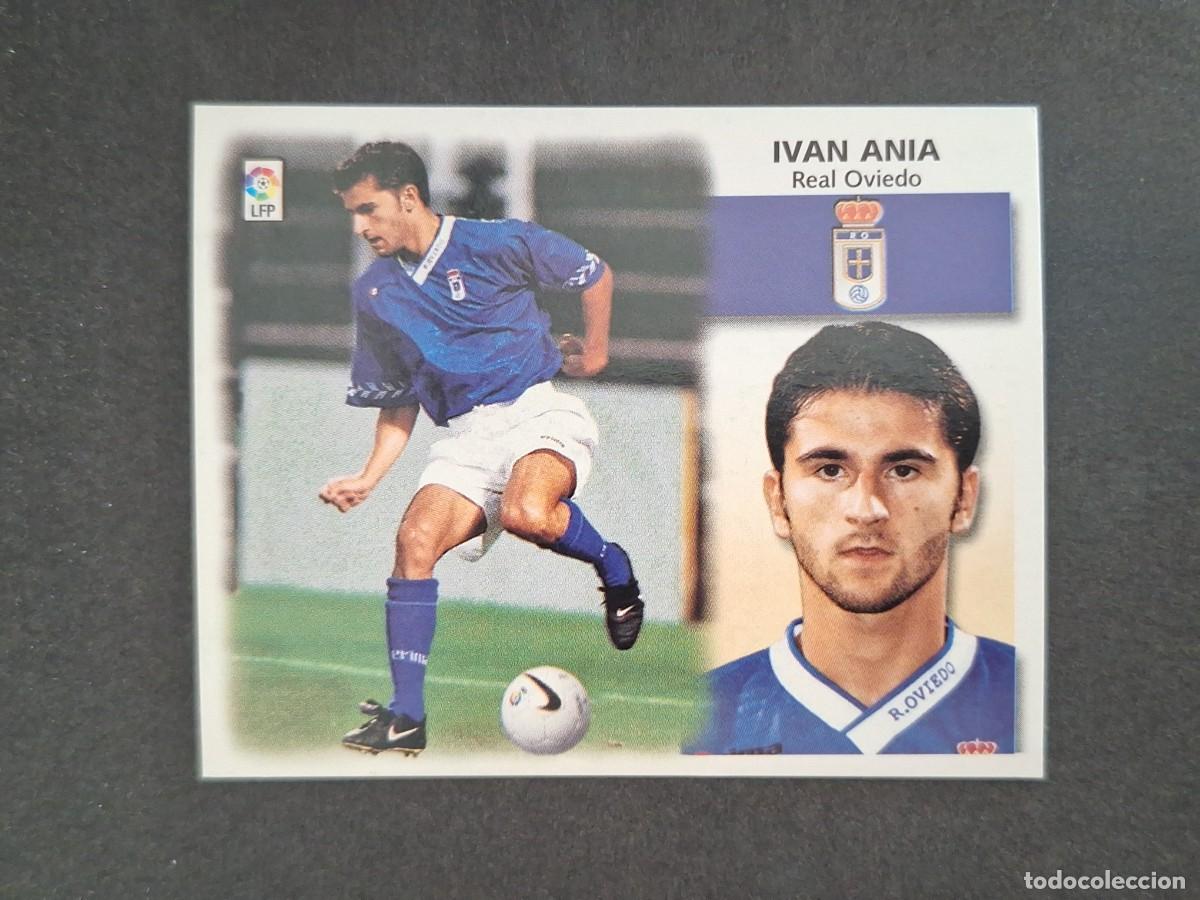 Cromos de f&uacute;tbol: L4 IVAN ANIA REAL OVIEDO LIGA ESTE 1999 2000 99 00 NUNCA PEGADO SIN PEGAR