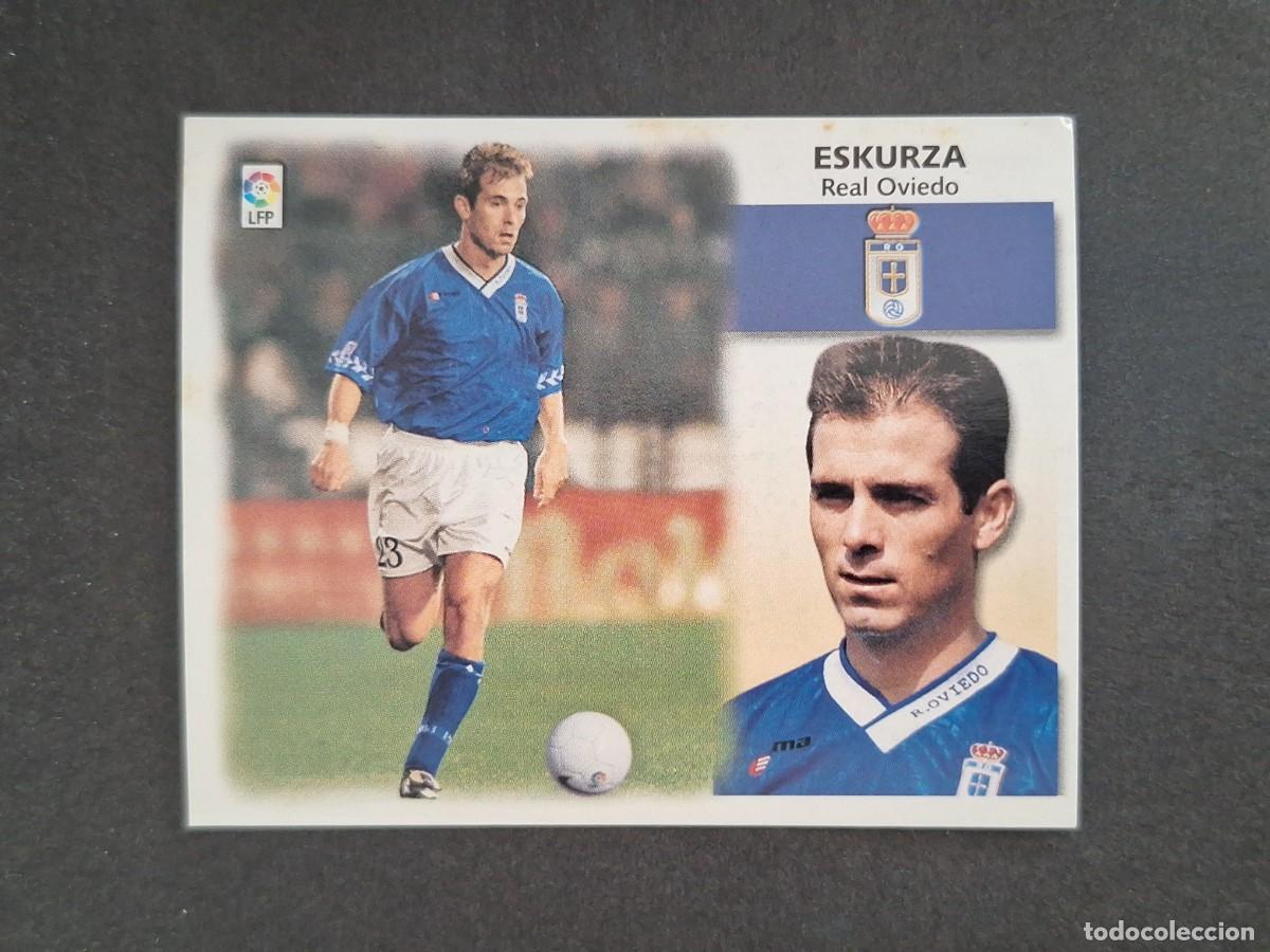 Cromos de f&uacute;tbol: L4 ESKURZA REAL OVIEDO LIGA ESTE 1999 2000 99 00 NUNCA PEGADO SIN PEGAR