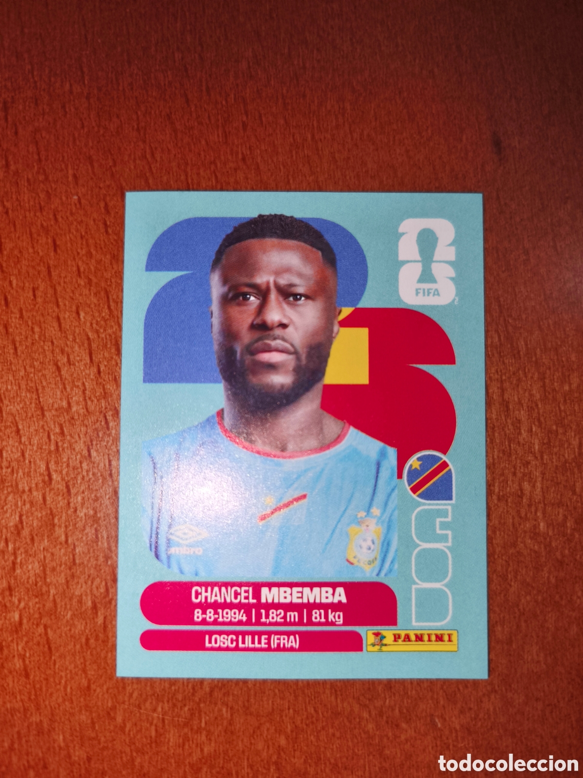 Cromos de f&uacute;tbol: COD6 Chancel Mbemba COD 6 Fifa World Cup 2026 Congo
