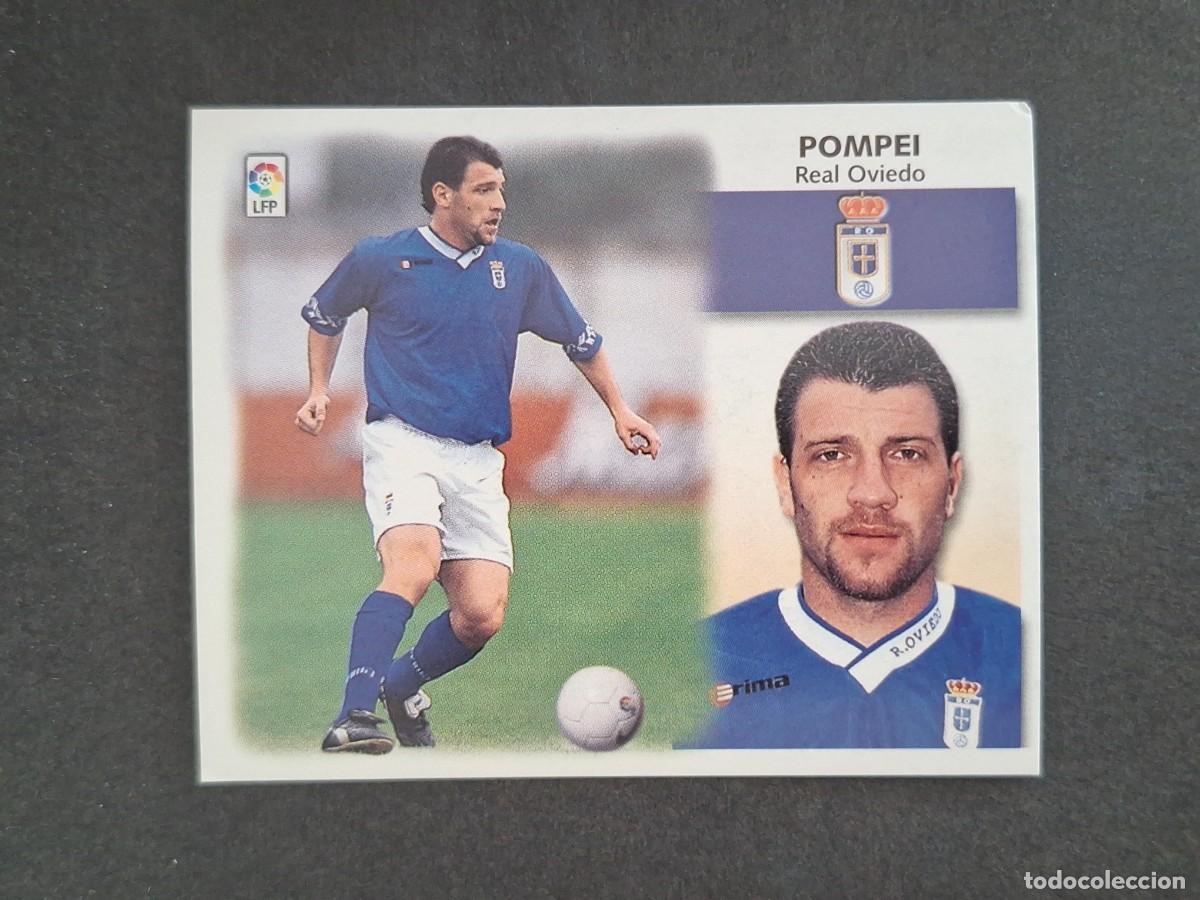 Cromos de f&uacute;tbol: L4 POMPEI REAL OVIEDO LIGA ESTE 1999 2000 99 00 NUNCA PEGADO SIN PEGAR