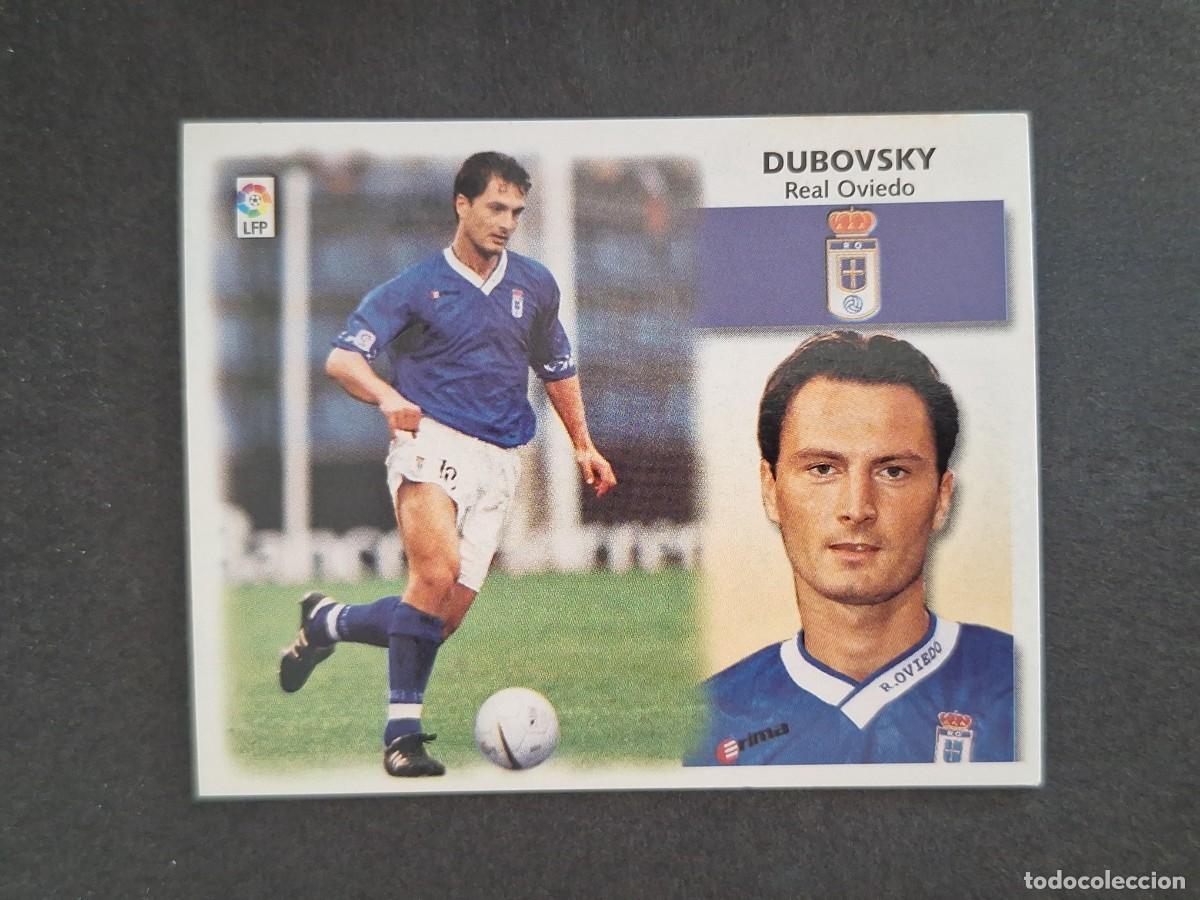 Cromos de f&uacute;tbol: L4 DUBOVSKY REAL OVIEDO LIGA ESTE 1999 2000 99 00 NUNCA PEGADO SIN PEGAR