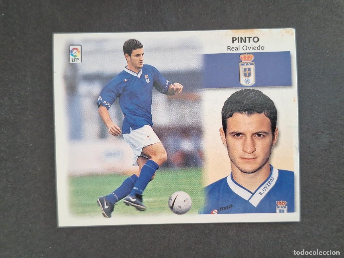 Cromos de f&uacute;tbol: L4 PINTO REAL OVIEDO LIGA ESTE 1999 2000 99 00 NUNCA PEGADO SIN PEGAR