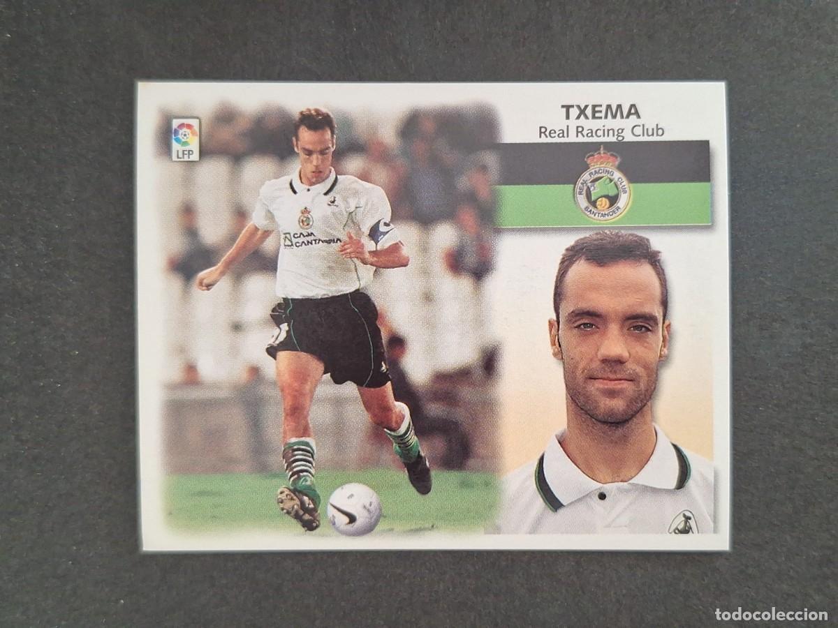 Cromos de f&uacute;tbol: L4 TXEMA RACING DE SANTANDER LIGA ESTE 1999 2000 99 00 NUNCA PEGADO SIN PEGAR