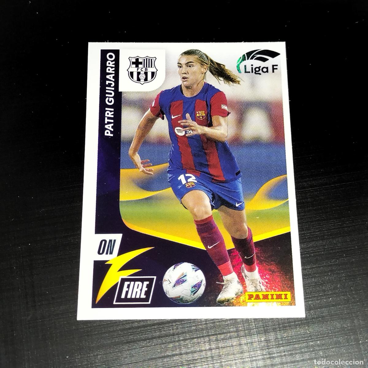 Cromos de f&uacute;tbol: N&ordm; 351 PATRI GUIJARRO ON FIRE FC BARCELONA CROMOS LIGA F FEMENINA PANINI 2023 2024 23 24