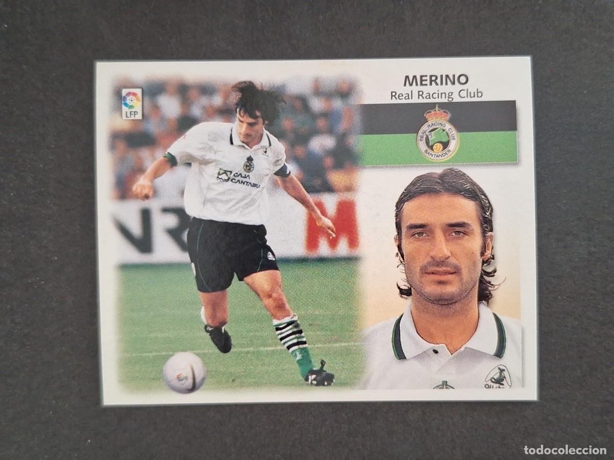 Cromos de f&uacute;tbol: L4 MERINO RACING DE SANTANDER LIGA ESTE 1999 2000 99 00 NUNCA PEGADO SIN PEGAR