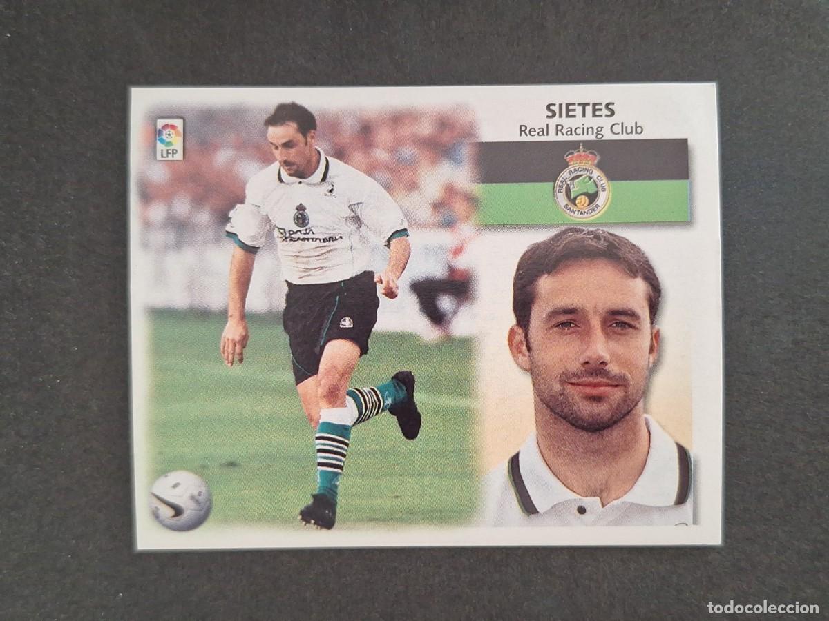 Cromos de f&uacute;tbol: L4 SIETES RACING DE SANTANDER LIGA ESTE 1999 2000 99 00 NUNCA PEGADO SIN PEGAR