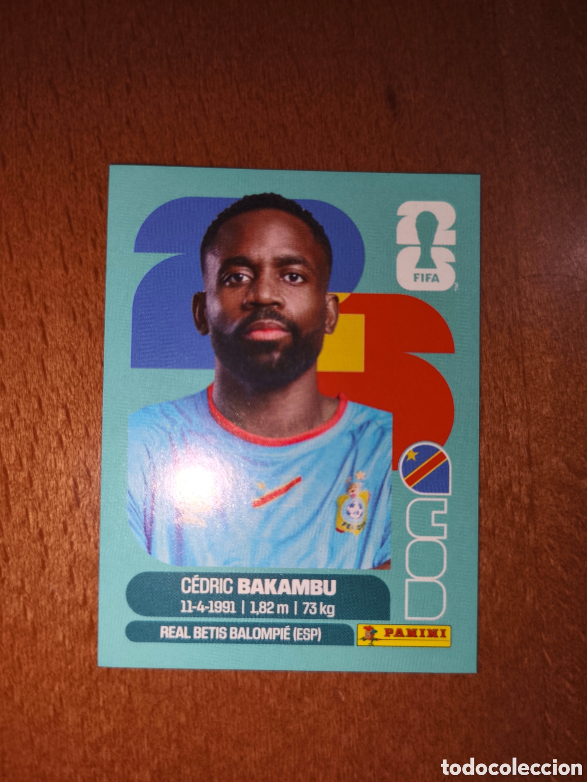 Cromos de f&uacute;tbol: COD19 Cedric Bakambu COD 19 Fifa World Cup 2026 Congo