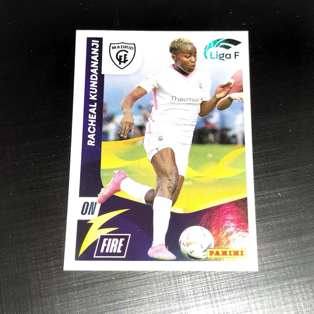 Cromos de Futebol: N&ordm; 352 RACHEAL KUNDANANJI ON FIRE MADRID CFF CROMOS LIGA F FEMENINA PANINI 2023 2024 23 24