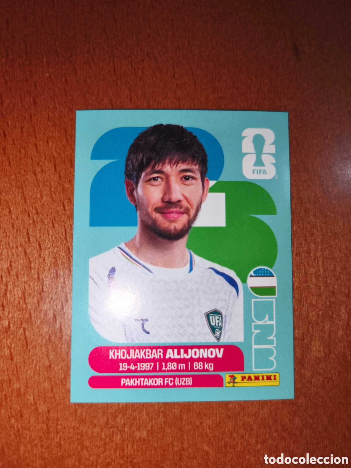 Cromos de Futebol: UZB8 Khojiakbar Alijonov UZB 8 Fifa World Cup 2026 Uzbekist&aacute;n