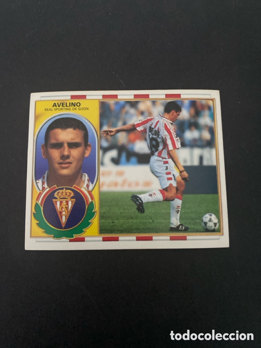 Cromos de Futebol: Cromo liga 96/97 Sporting de Gij&oacute;n nunca pegado