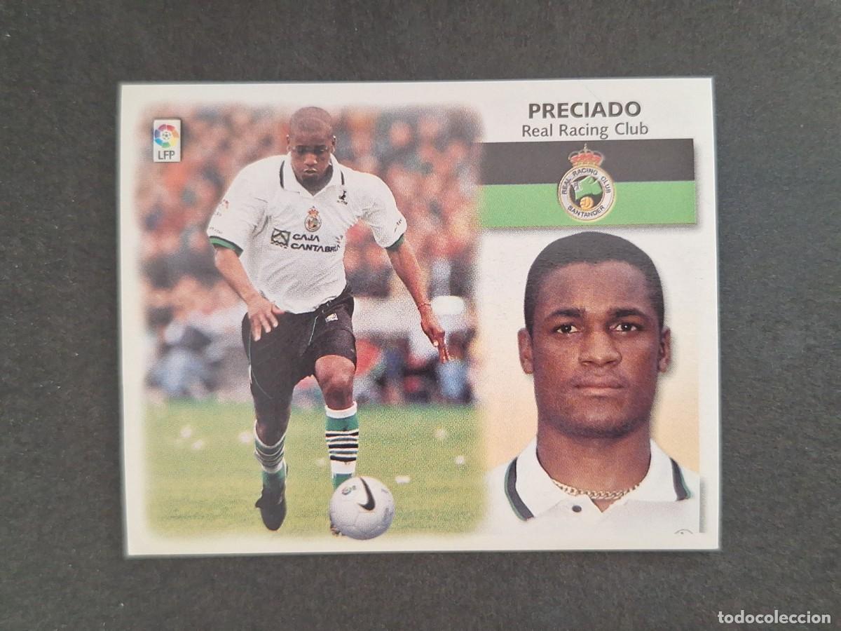 Cromos de Futebol: L4 PRECIADO RACING DE SANTANDER LIGA ESTE 1999 2000 99 00 NUNCA PEGADO SIN PEGAR