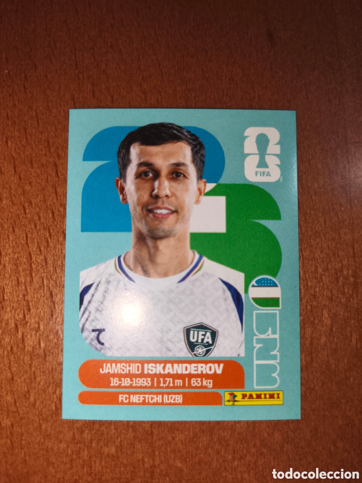 Cromos de Futebol: UZB12 Jamshid Iskanderov UZB 12 Fifa World Cup 2026 Uzbekist&aacute;n