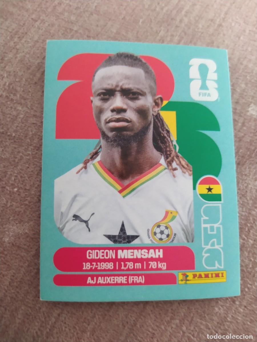 Football Stickers: GHA 07 Gideon MENSAH 7 Ghana Mundial 2026 Panini