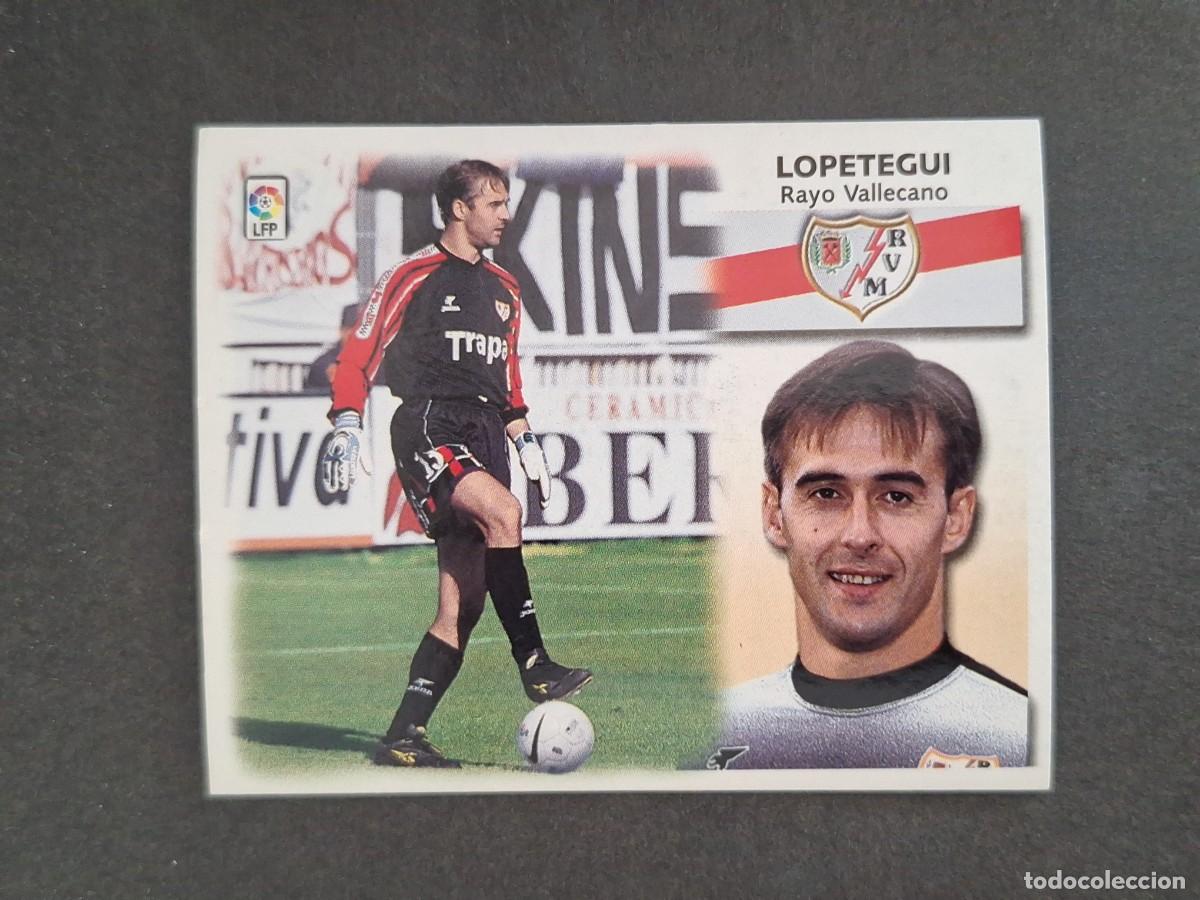 Cromos de Futebol: L4 LOPETEGUI RAYO VALLECANO LIGA ESTE 1999 2000 99 00 NUNCA PEGADO SIN PEGAR