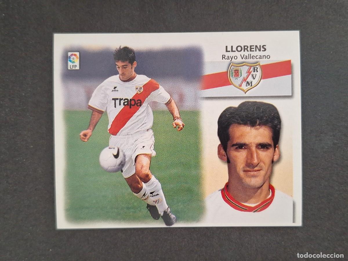Cromos de Futebol: L4 LLORENS RAYO VALLECANO LIGA ESTE 1999 2000 99 00 NUNCA PEGADO SIN PEGAR