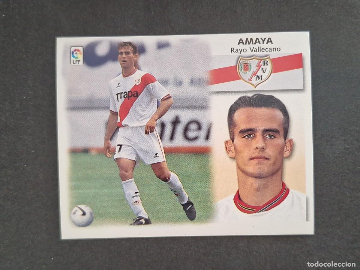 Cromos de Futebol: L4 AMAYA RAYO VALLECANO LIGA ESTE 1999 2000 99 00 NUNCA PEGADO SIN PEGAR