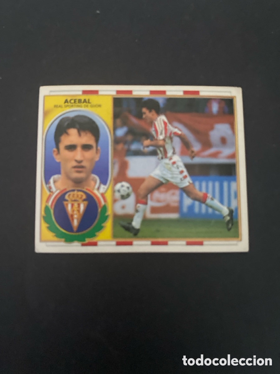 Cromos de Futebol: Cromo liga 96/97 Sporting de Gij&oacute;n nunca pegado
