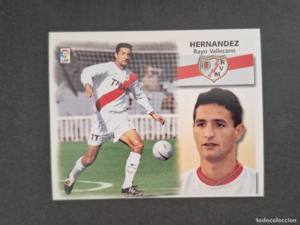 Cromos de Futebol: L4 HERNANDEZ RAYO VALLECANO LIGA ESTE 1999 2000 99 00 NUNCA PEGADO SIN PEGAR