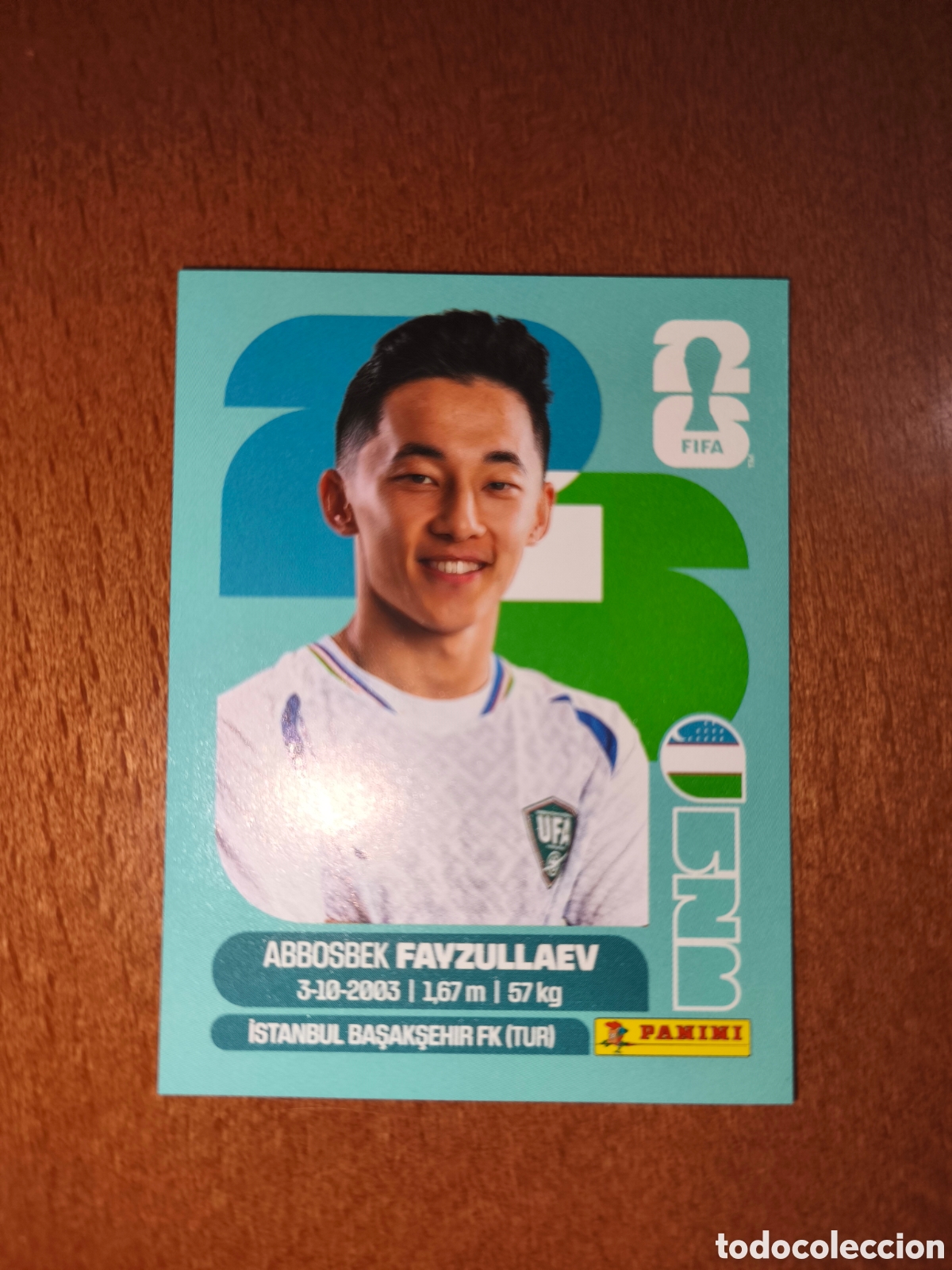 Cromos de f&uacute;tbol: UZB20 Abbosbek Fayzullaev UZB 20 Fifa World Cup 2026 Uzbekist&aacute;n