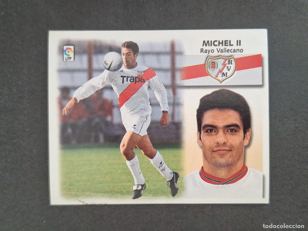 Cromos de f&uacute;tbol: L4 MICHEL II RAYO VALLECANO LIGA ESTE 1999 2000 99 00 NUNCA PEGADO SIN PEGAR