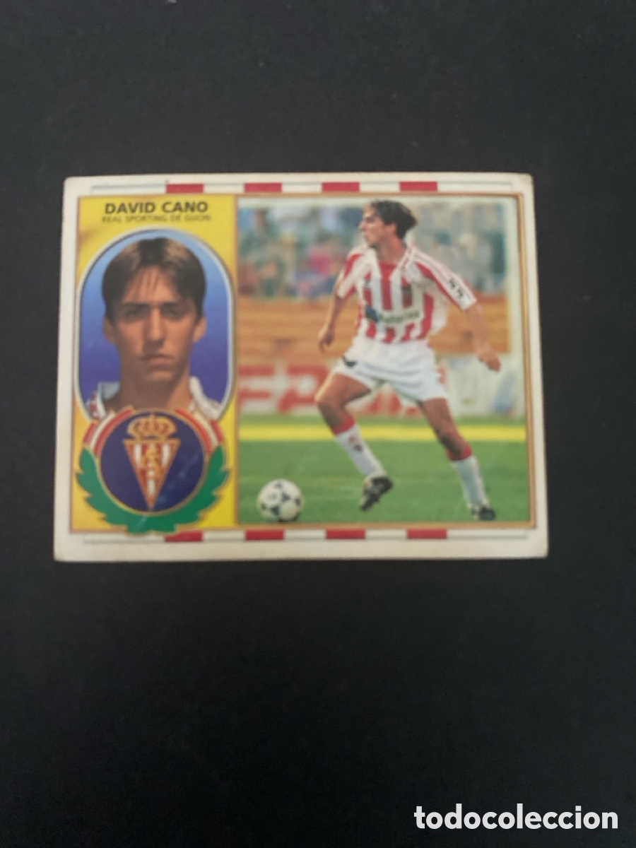 Cromos de f&uacute;tbol: Cromo liga 96/97 Sporting de Gij&oacute;n nunca pegado