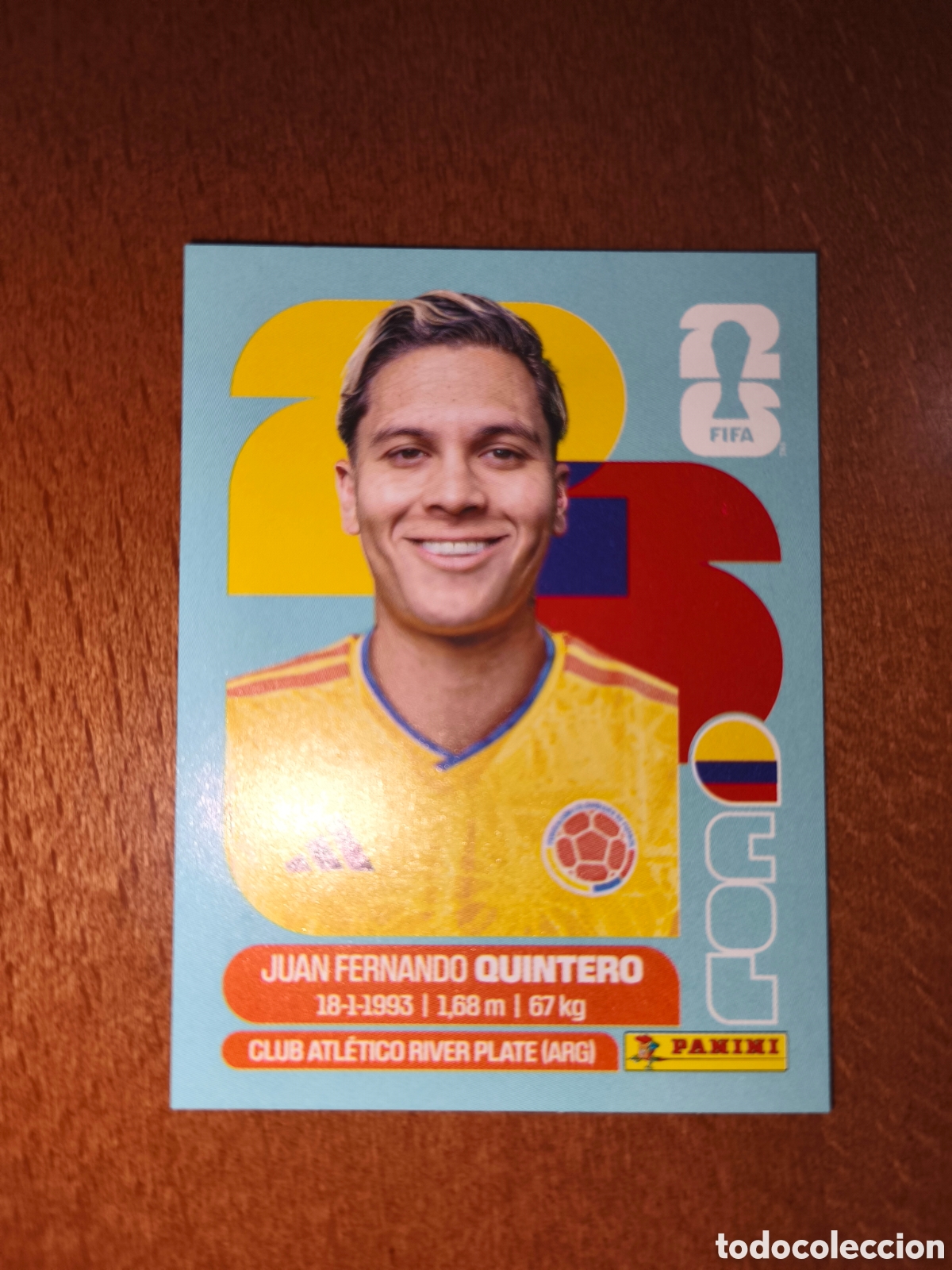 Cromos de f&uacute;tbol: COL15 Juan Fernando Quintero COL 15 Fifa World Cup 2026 Colombia