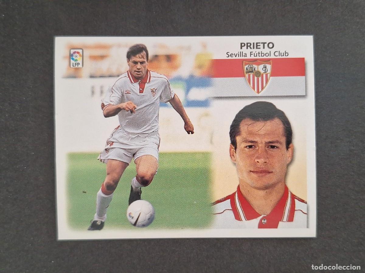 Cromos de Futebol: L4 PRIETO SEVILLA F. C. LIGA ESTE 1999 2000 99 00 NUNCA PEGADO SIN PEGAR