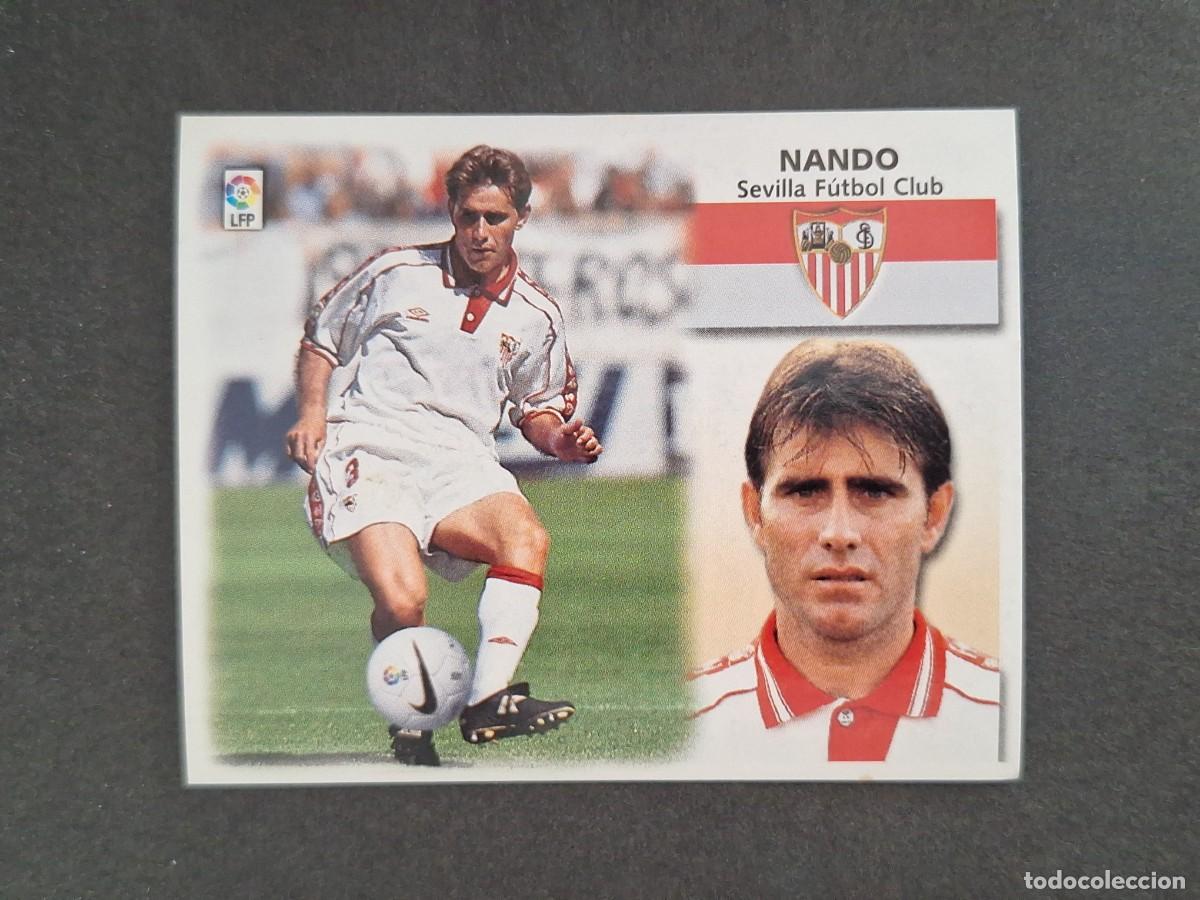 Cromos de Futebol: L4 NANDO SEVILLA F. C. LIGA ESTE 1999 2000 99 00 NUNCA PEGADO SIN PEGAR