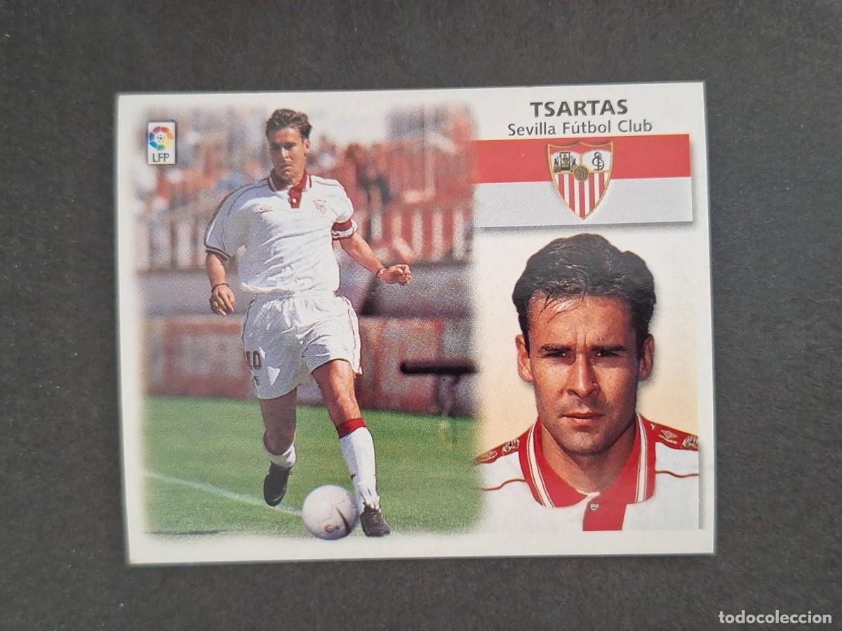 Cromos de Futebol: L4 TSARTAS SEVILLA F. C. LIGA ESTE 1999 2000 99 00 NUNCA PEGADO SIN PEGAR