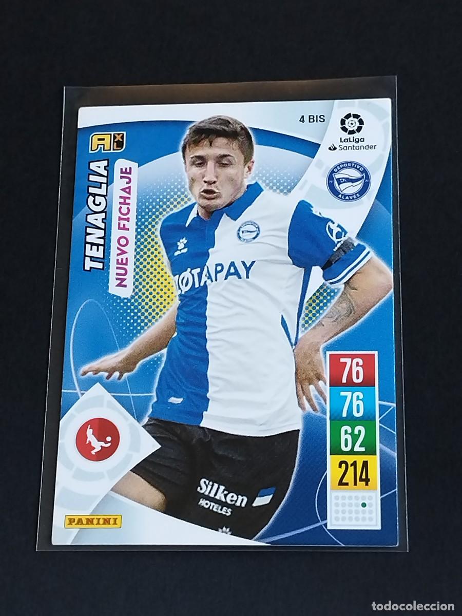 Fu&szlig;ball-Sticker: TENAGLIA NUEVO FICHAJE #4 BIS DEPORTIVO ALAV&Eacute;S ADRENALYN XL LA LIGA SANTANDER 2021 2022 PANINI 21 22