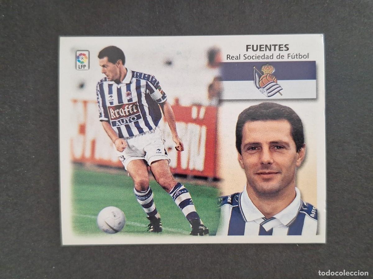 Cartes &agrave; collectionner de Football: L4 FUENTES REAL SOCIEDAD LIGA ESTE 1999 2000 99 00 NUNCA PEGADO SIN PEGAR