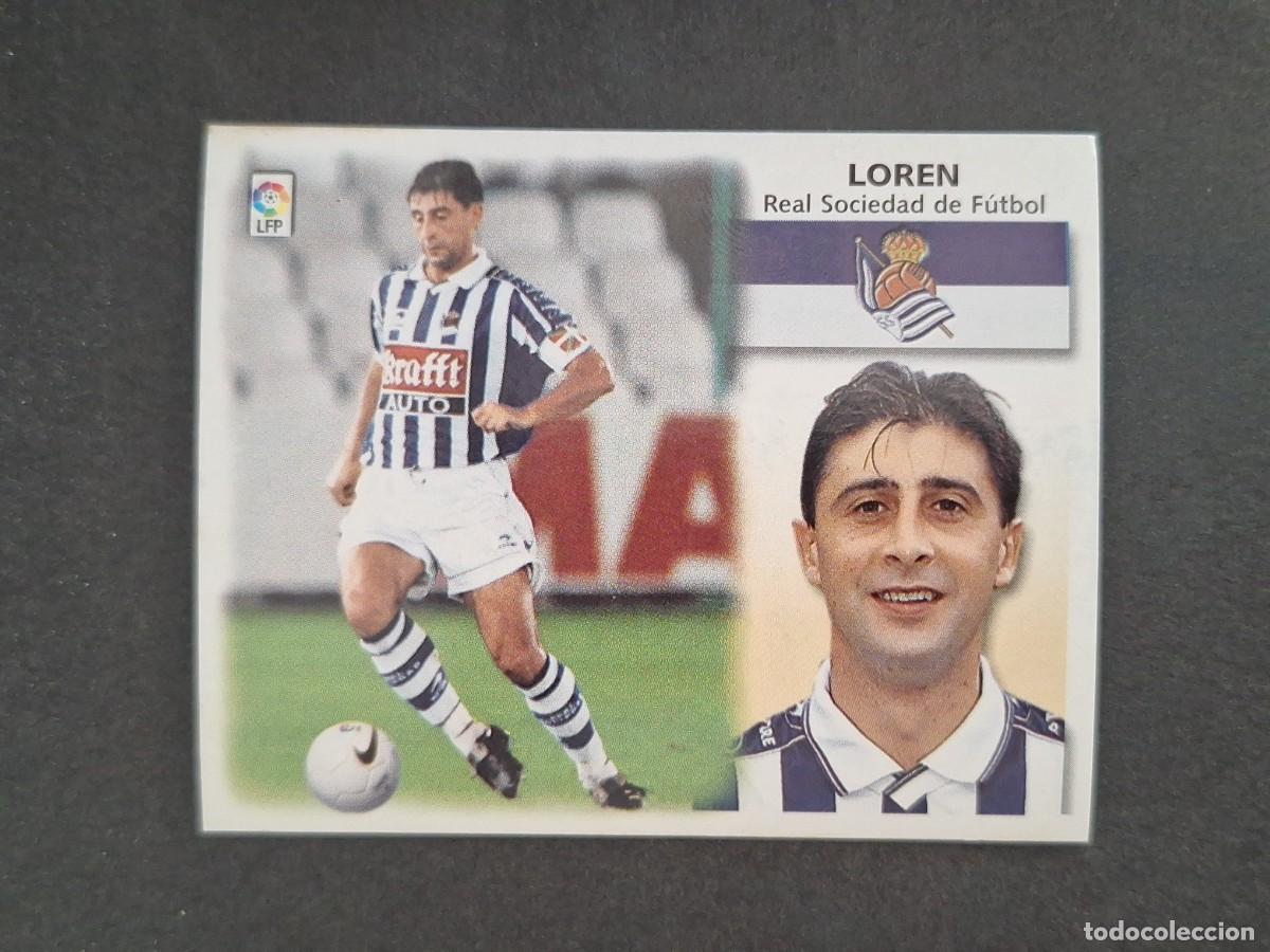 Cartes &agrave; collectionner de Football: L4 LOREN REAL SOCIEDAD LIGA ESTE 1999 2000 99 00 NUNCA PEGADO SIN PEGAR