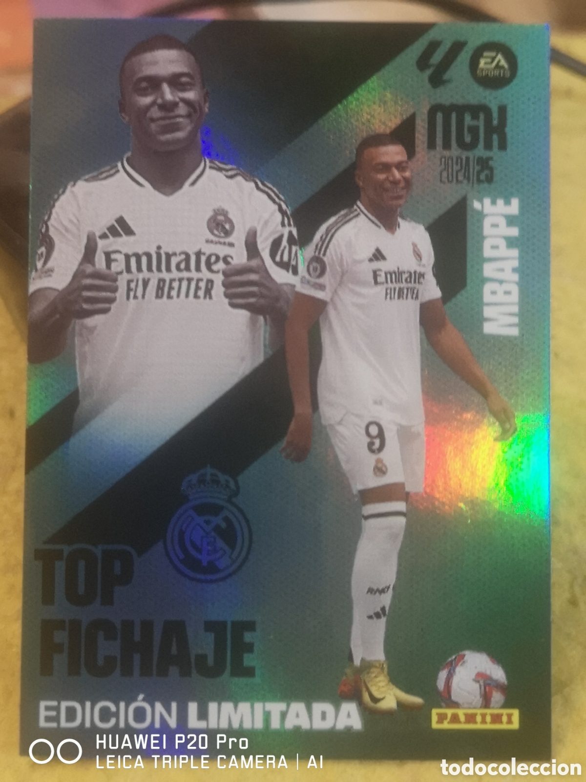 Cartes &agrave; collectionner de Football: MBAPPE TOP FICHAJE EDICION LIMITADA MEGACRACKS 2024 2025 REAL MADRID