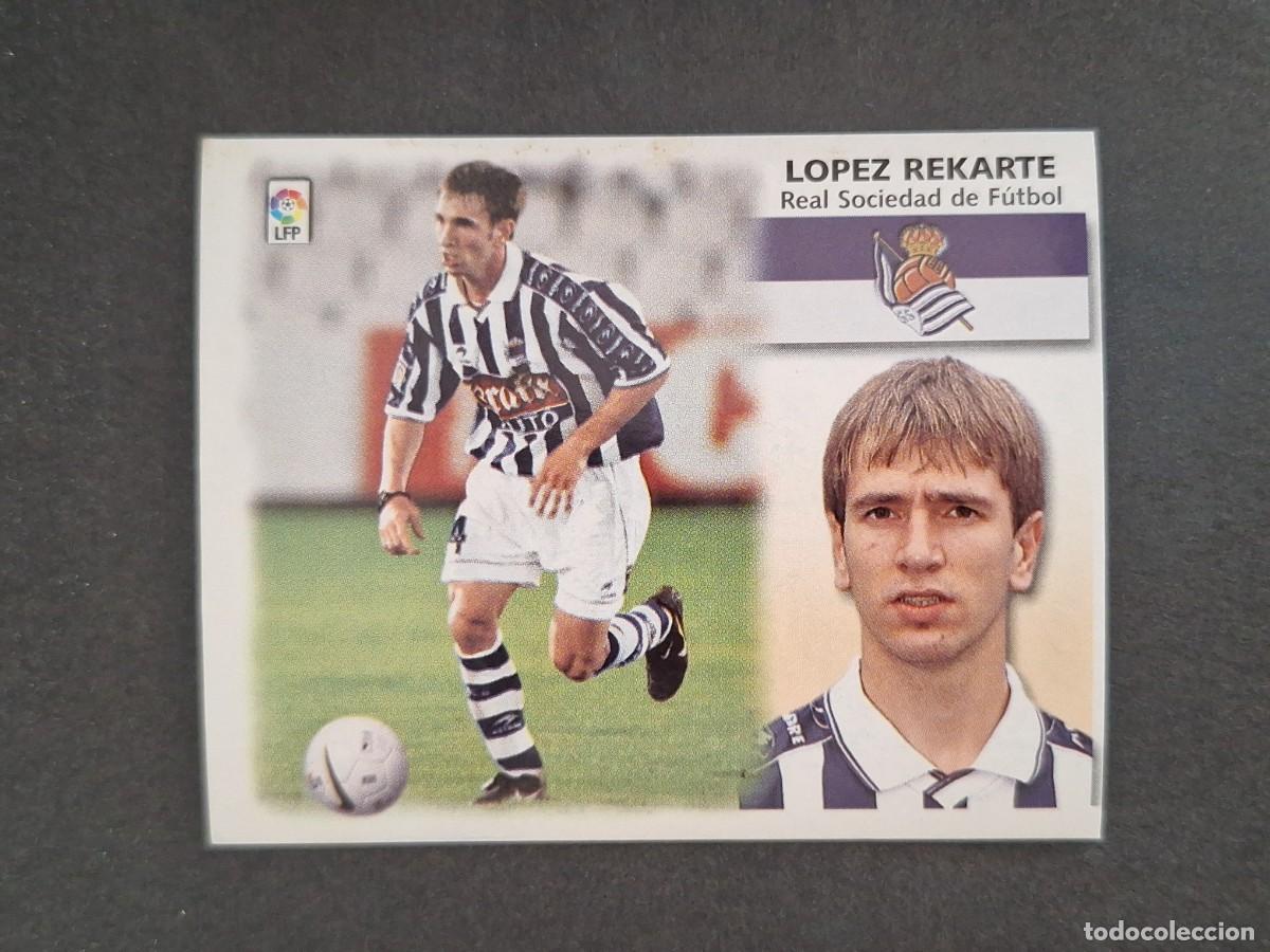 Cartes &agrave; collectionner de Football: L4 LOPEZ REKARTE REAL SOCIEDAD LIGA ESTE 1999 2000 99 00 NUNCA PEGADO SIN PEGAR
