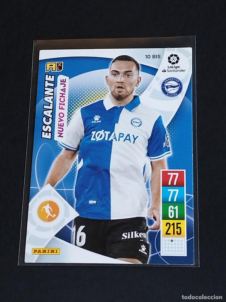 Cromos de f&uacute;tbol: ESCALANTE NUEVO FICHAJE #10 BIS DEPORTIVO ALAV&Eacute;S - ADRENALYN XL LA LIGA 2021 2022 - PANINI 21 22
