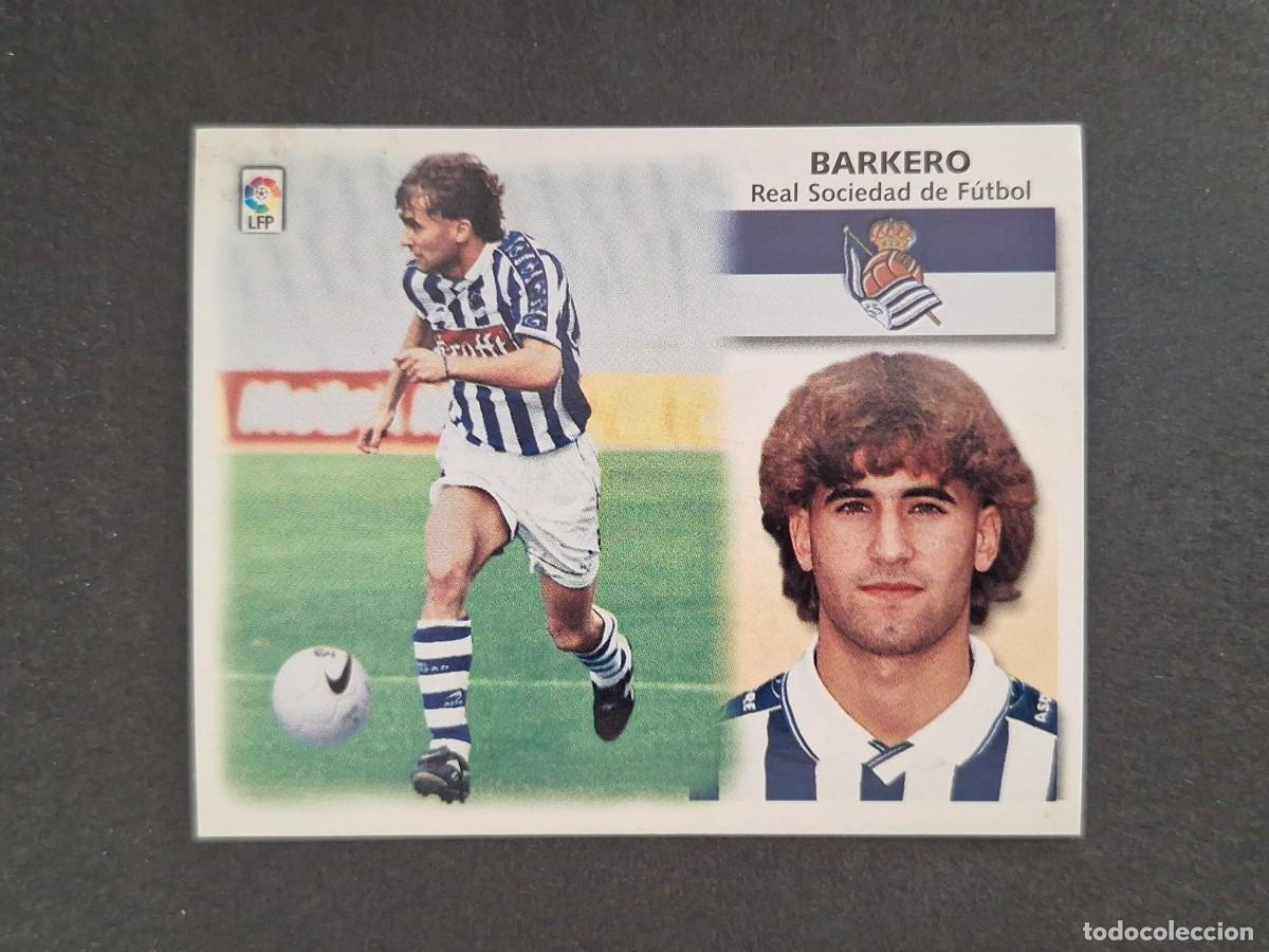 Cromos de f&uacute;tbol: L4 BARKERO REAL SOCIEDAD LIGA ESTE 1999 2000 99 00 NUNCA PEGADO SIN PEGAR