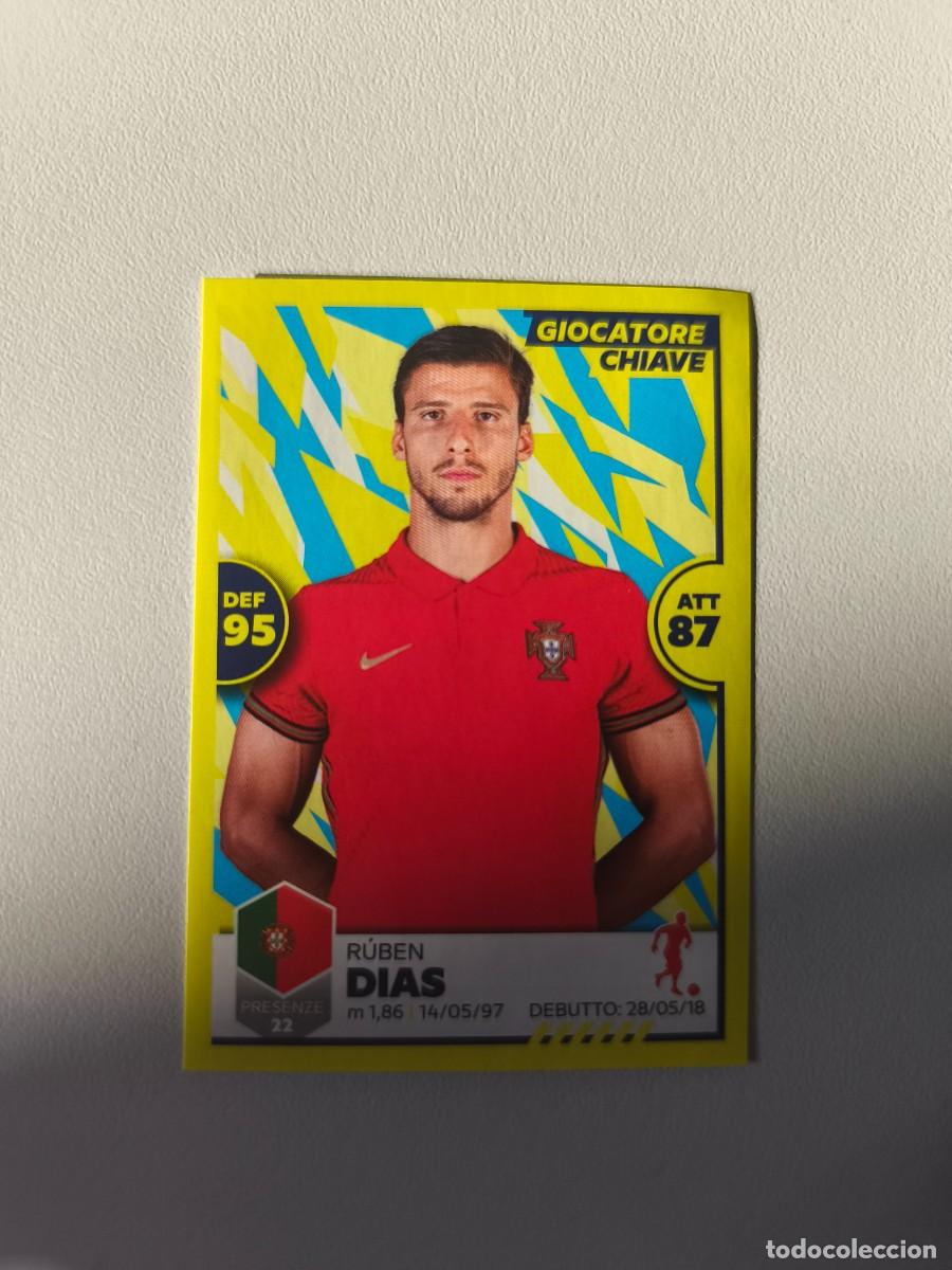 Cromos de f&uacute;tbol: UNICI PANINI 2021 RUBEN DIAS 19 CJU
