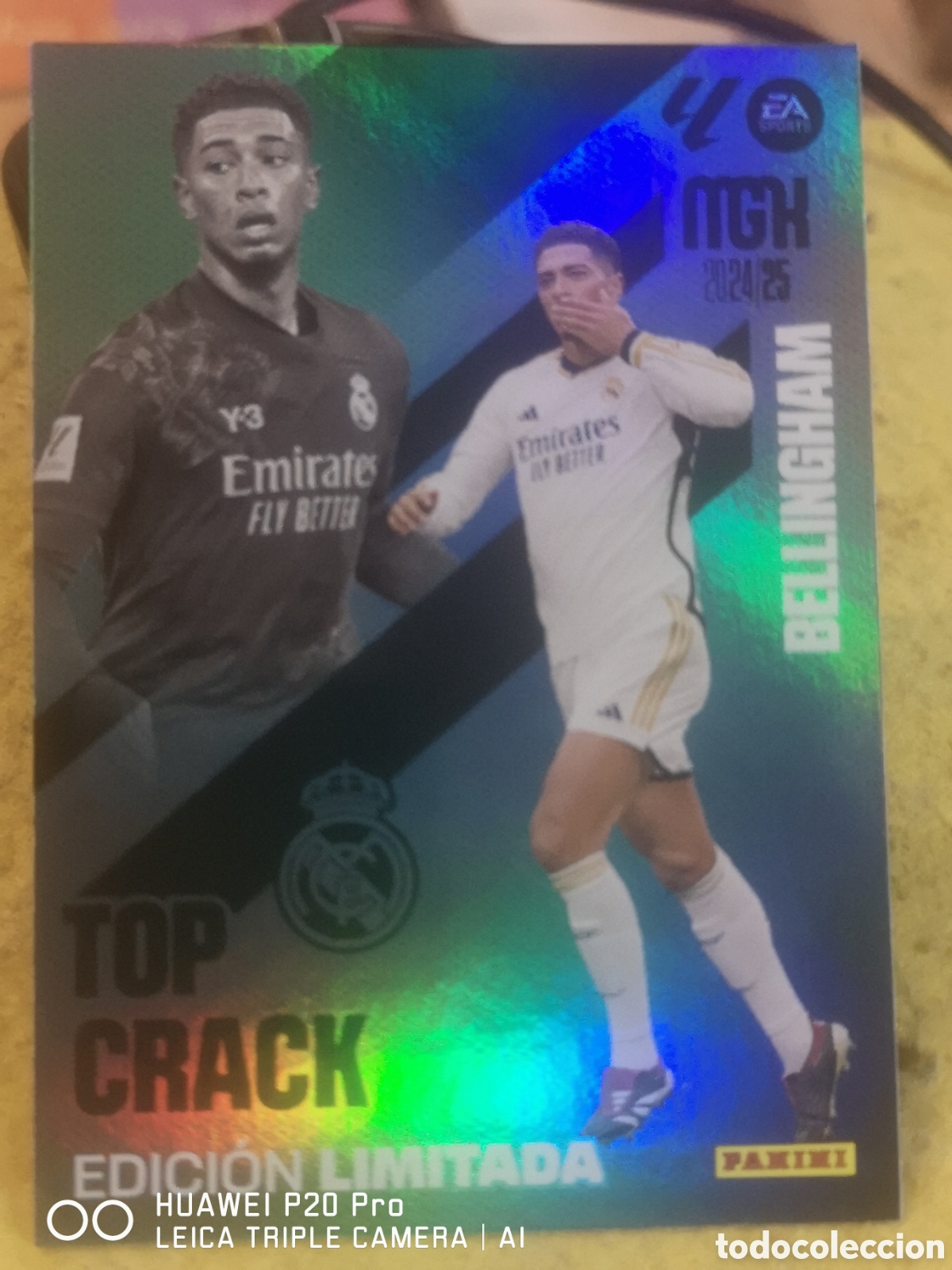 Cromos de f&uacute;tbol: BELLINGHAM TOP CRACK EDICION LIMITADA MEGACRACKS 2024 2025 REAL MADRID