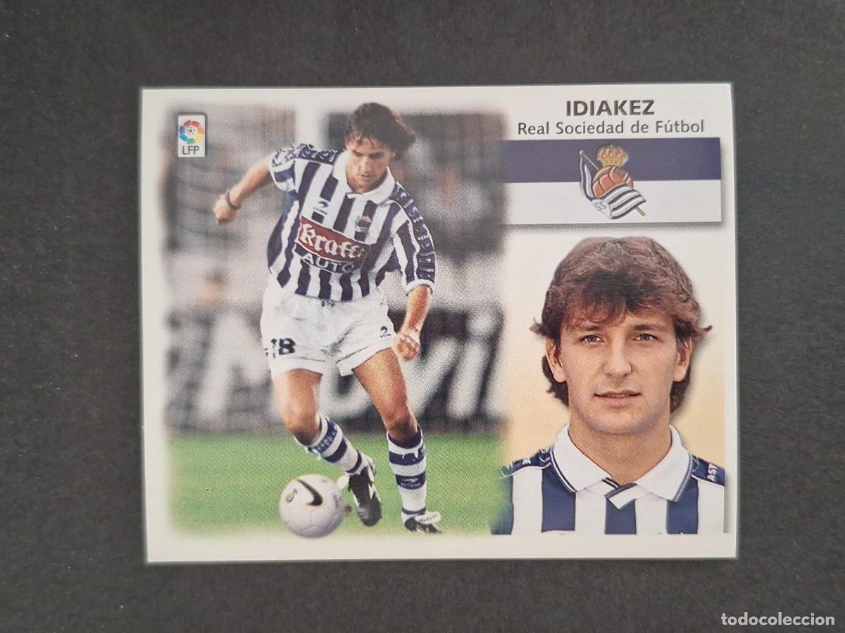 Cromos de f&uacute;tbol: L4 IDIAKEZ REAL SOCIEDAD LIGA ESTE 1999 2000 99 00 NUNCA PEGADO SIN PEGAR