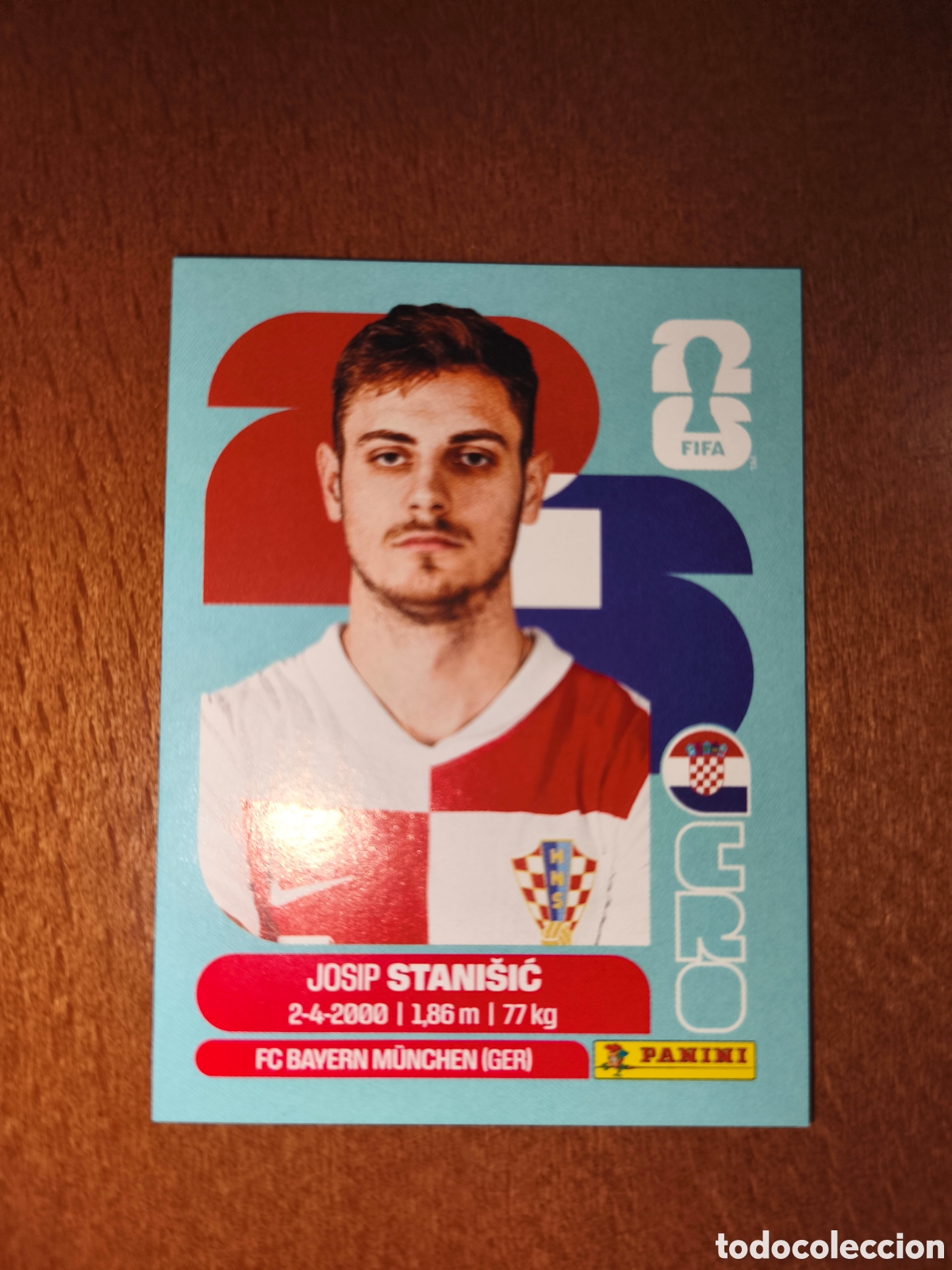 Cromos de f&uacute;tbol: CRO5 Josip Stanisic CRO 5 Fifa World Cup 2026 Croacia
