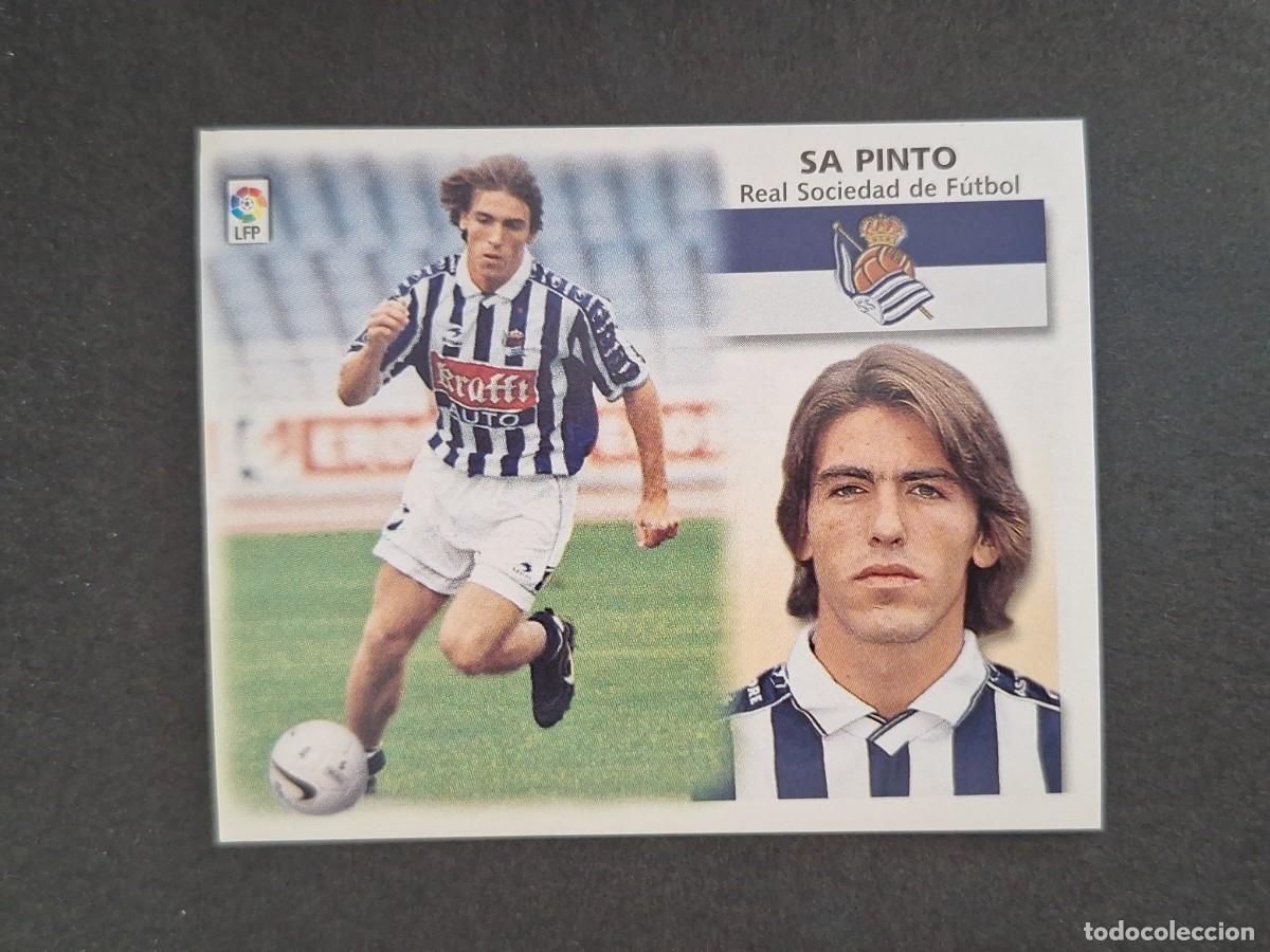 Cromos de f&uacute;tbol: L4 SA PINTO REAL SOCIEDAD LIGA ESTE 1999 2000 99 00 NUNCA PEGADO SIN PEGAR