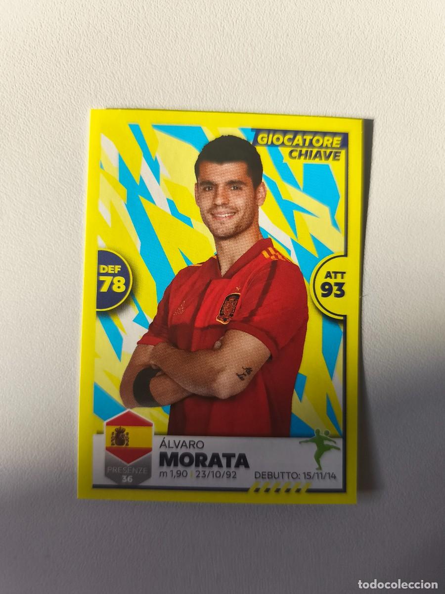 Cromos de f&uacute;tbol: UNICI PANINI 2021 MORATA 37 CJU