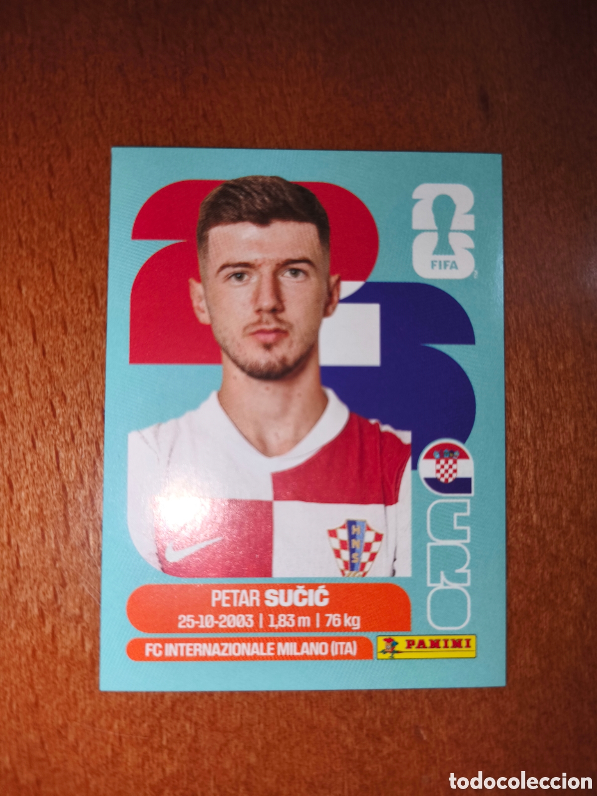Cartes &agrave; collectionner de Football: CRO15 Petar Sucic CRO 15 Fifa World Cup 2026 Croacia