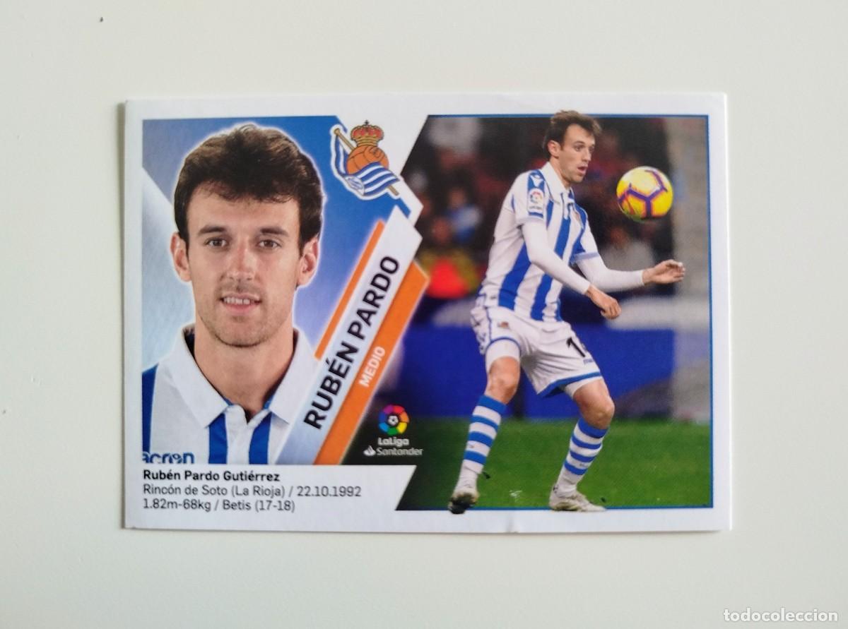 Cromos de f&uacute;tbol: Rub&eacute;n Pardo 13A SIN PEGAR NUNCA PEGADO Real Sociedad Ediciones Este 19 20 / 2019 2020