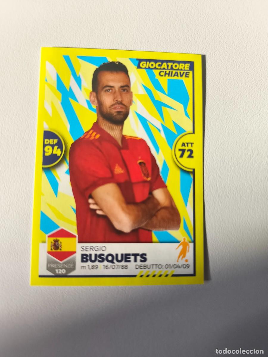 Cromos de f&uacute;tbol: UNICI PANINI 2021 SERGIO BUSQUETS 22 CJU